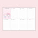Sanrio My Melody B6 Block Type Diary 2024 703893 - Made In Japan- Japan Figure Store - #1 Bring To You The Best Japanese Goods