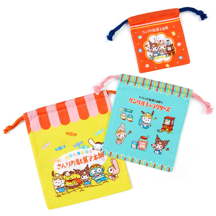 Sanrio 285145 Sanrio Characters Purse Set Of 3 Sanri Candy Honpo Sanrio Characters Purse Set- Japan Figure Store - #1 Bring To You The Best Japanese Goods