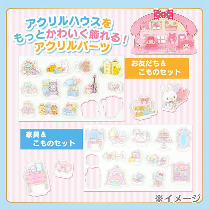 SANRIO Custom Acrylic House Parts Friends & Accessories- Japan Figure Store - #1 Bring To You The Best Japanese Goods