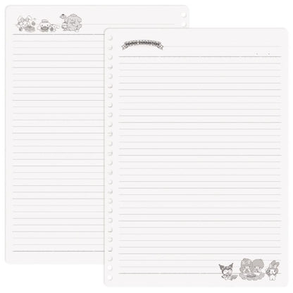 M-Plan Japan Sanrio Characters B5 Loose Leaf Learning Notebook Mix- Japan Figure Store - #1 Bring To You The Best Japanese Goods
