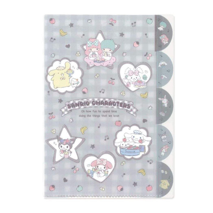 M-Plan A4 Sanrio Characters Index File Japan - Pocket File Mix- Japan Figure Store - #1 Bring To You The Best Japanese Goods