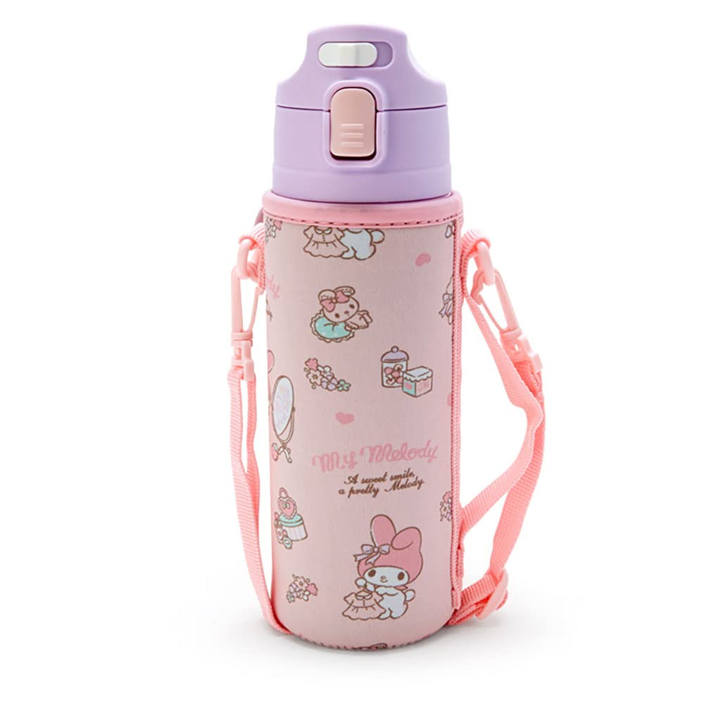 SANRIO Stainless Steel Water Bottle With Cover My Melody- Japan Figure Store - #1 Bring To You The Best Japanese Goods