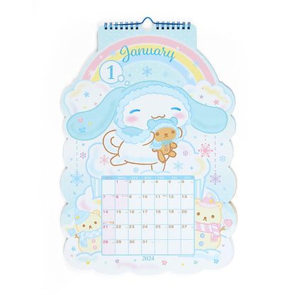 Sanrio Cinnamoroll Die-Cut Calendar 2024 Japan 702510- Japan Figure Store - #1 Bring To You The Best Japanese Goods