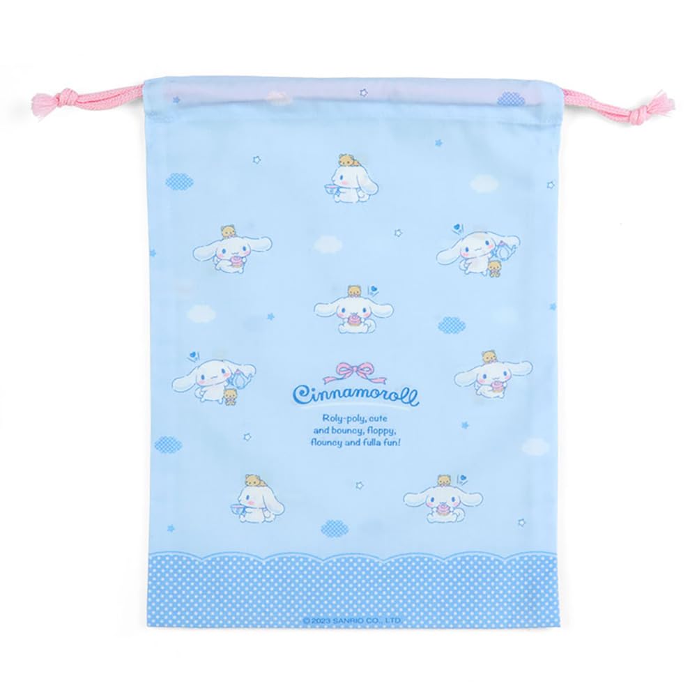 Sanrio Japan Cinnamoroll Drawstring Bag M 255203- Japan Figure Store - #1 Bring To You The Best Japanese Goods