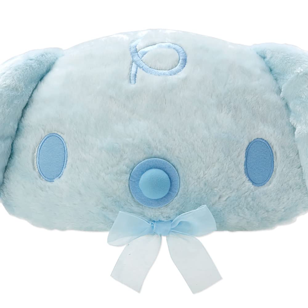 Sanrio 412945 Cinnamoroll Face Cushion Sky Blue Candy Design Kawaii Face Cushion- Japan Figure Store - #1 Bring To You The Best Japanese Goods