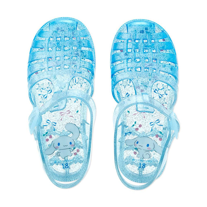 Sanrio Cinnamoroll Kids Clear Sandals 18cm Comfortable Footwear- Japan Figure Store - #1 Bring To You The Best Japanese Goods