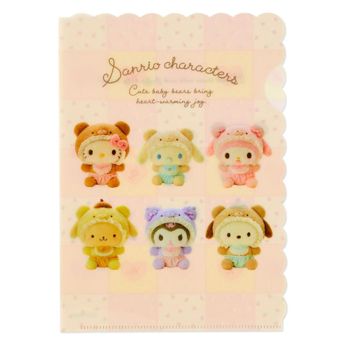 Sanrio Clear File Baby Design 619621 16x0.1x22.5cm- Japan Figure Store - #1 Bring To You The Best Japanese Goods