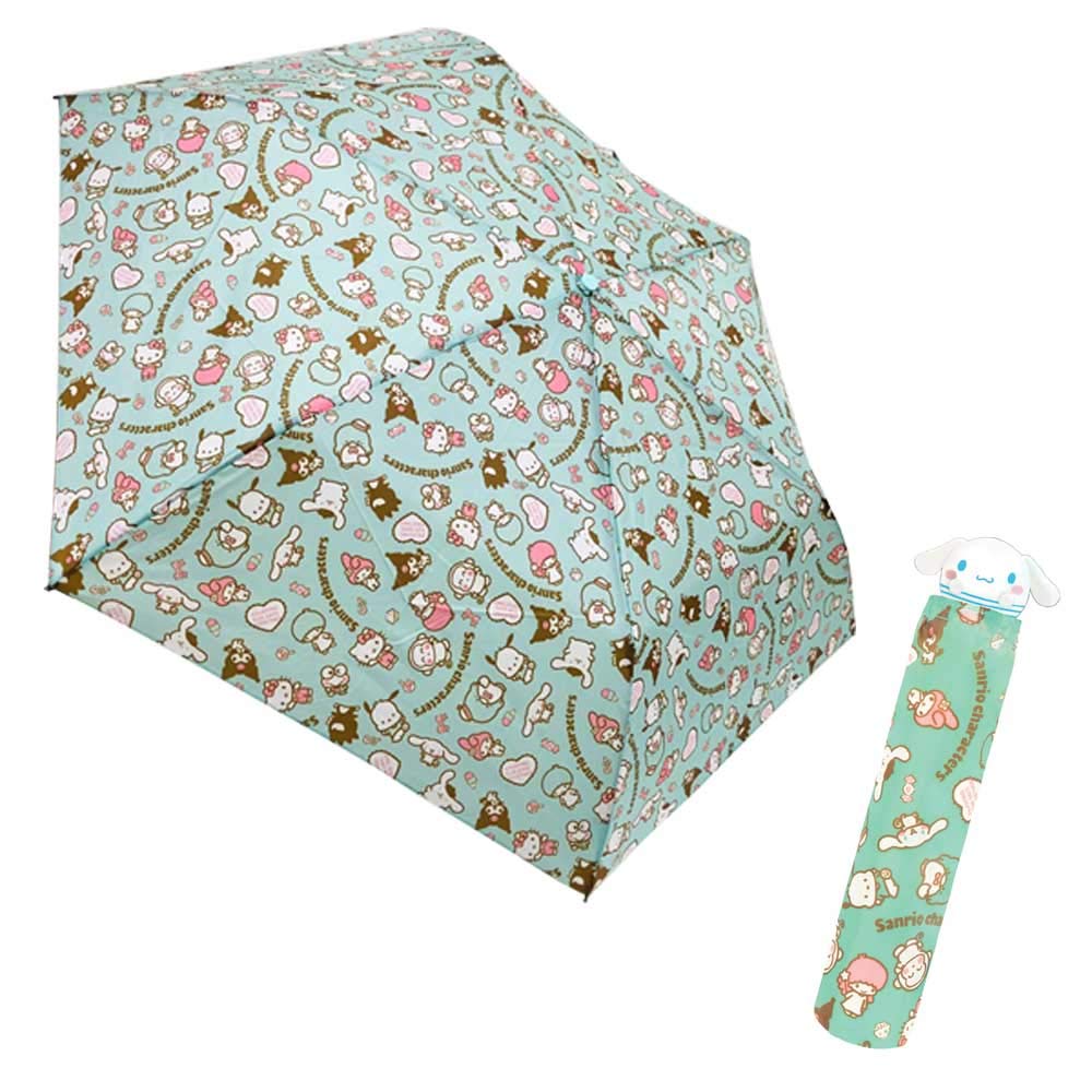 Sanrio Die Cut Folding Umbrella Cinnamoroll Blue- Japan Figure Store - #1 Bring To You The Best Japanese Goods
