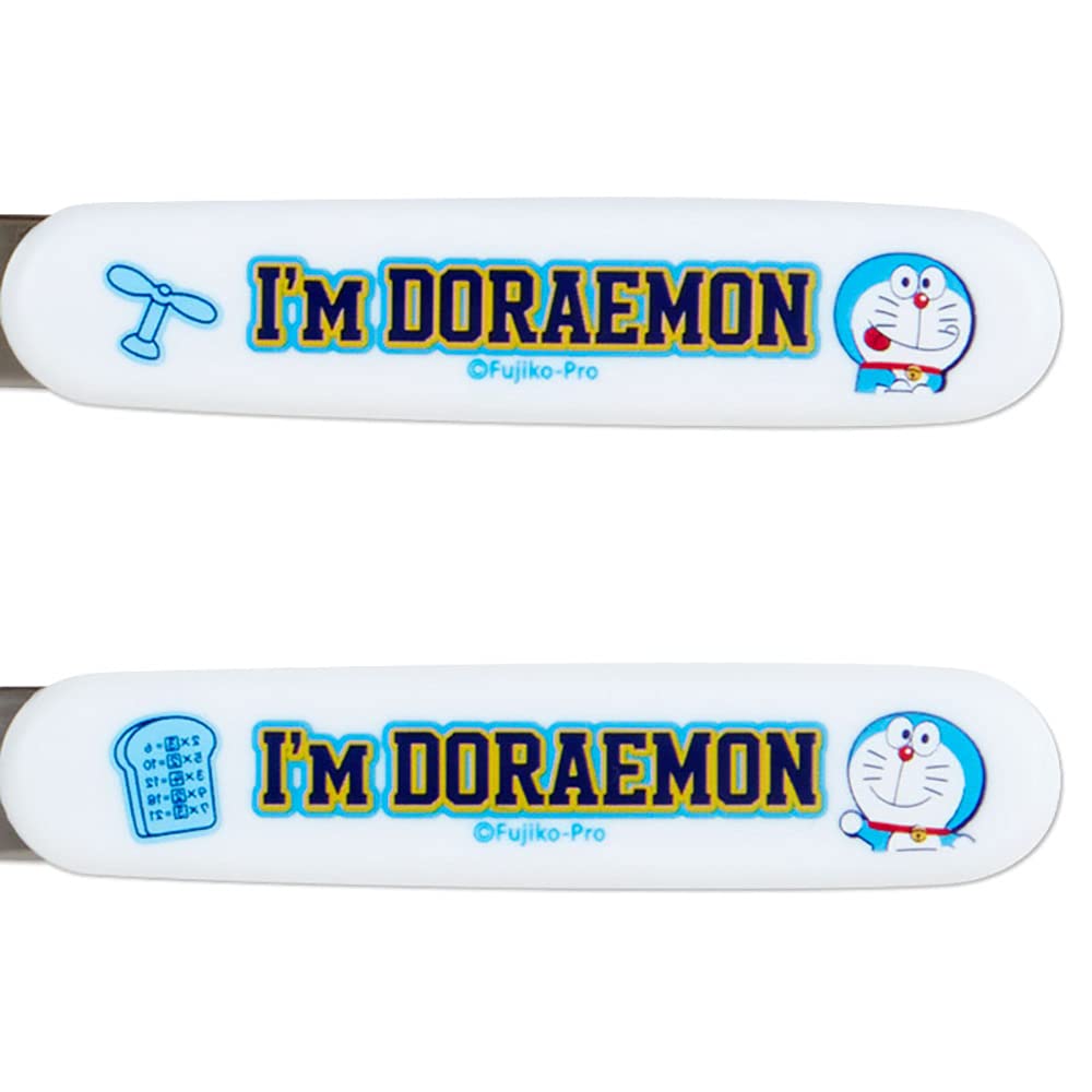 Lunch Combi Spoon & Fork Set Doraemon Secret Gadgets Logo- Japan Figure Store - #1 Bring To You The Best Japanese Goods