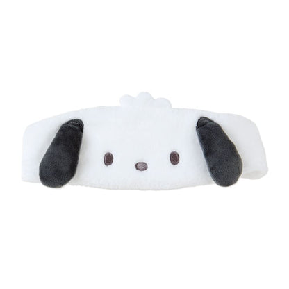 Sanrio Hair Band Hair Turban Headband White Pochakko Pochakko Face Wash Makeup Free Size Girl Character 986208 Sanrio- Japan Figure Store - #1 Bring To You The Best Japanese Goods