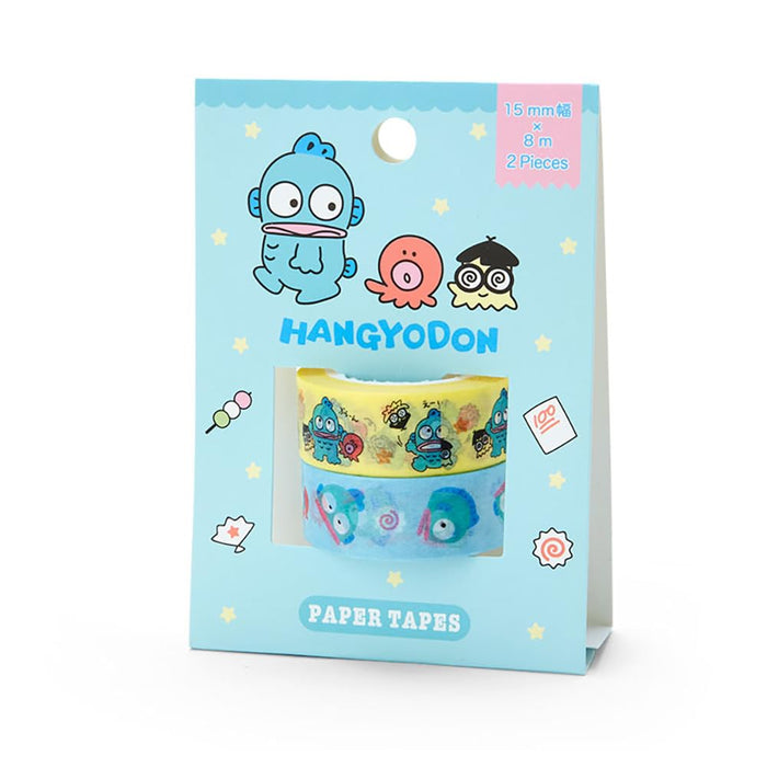 Sanrio Hangyodon Paper Tape Set Of 2 From Japan (550655)- Japan Figure Store - #1 Bring To You The Best Japanese Goods