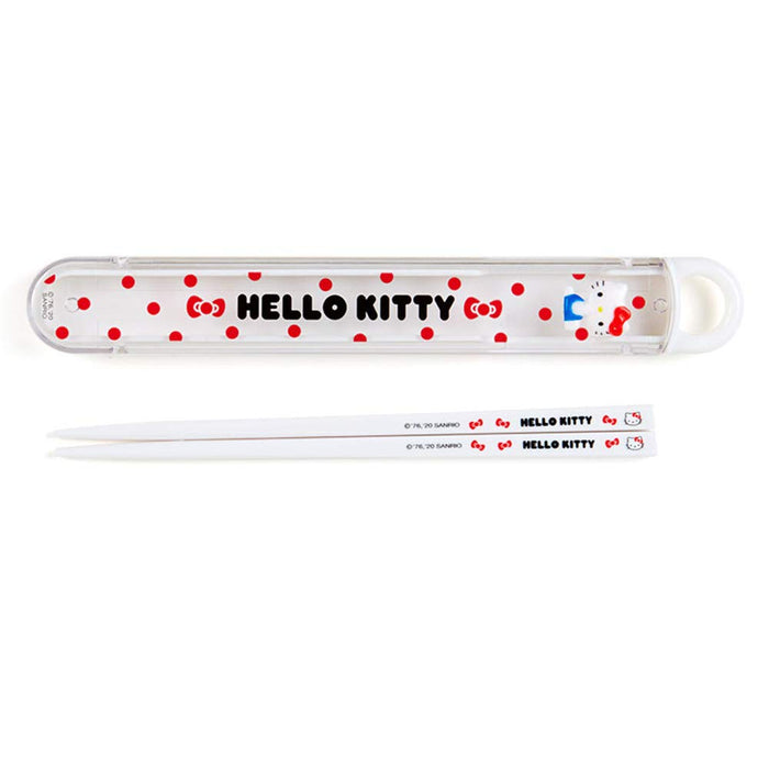 SANRIO Chopsticks With Case Hello Kitty Polka Dot- Japan Figure Store - #1 Bring To You The Best Japanese Goods