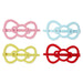 SANRIO Colorful Hairpin Set Of 4 Hello Kitty Ribbon- Japan Figure Store - #1 Bring To You The Best Japanese Goods