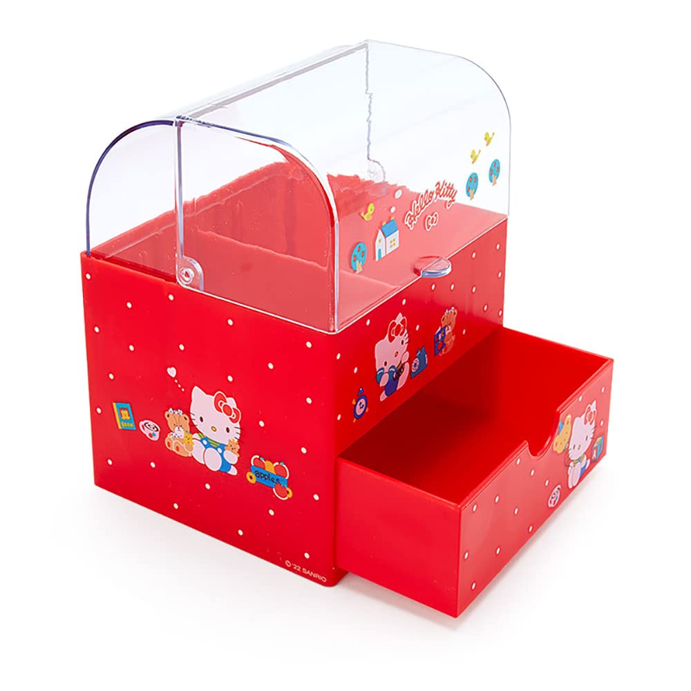 SANRIO Cosmetic Storage With Lid Hello Kitty- Japan Figure Store - #1 Bring To You The Best Japanese Goods