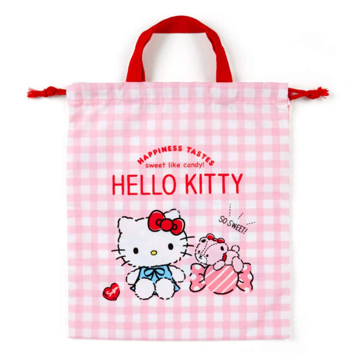 Sanrio Hello Kitty Drawstring Bag Candy Handle- Japan Figure Store - #1 Bring To You The Best Japanese Goods