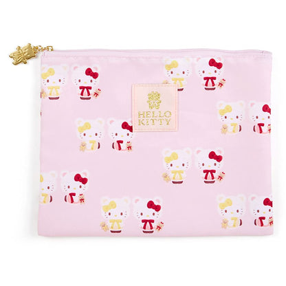 SANRIO Flat Pouch Set 2 Pcs Hello Kitty Birthday 2022- Japan Figure Store - #1 Bring To You The Best Japanese Goods