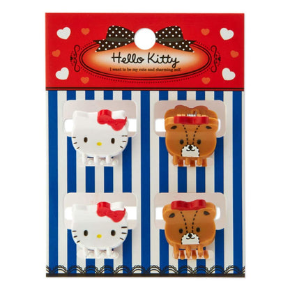 SANRIO - Mini Hair Clip Set Hello Kitty- Japan Figure Store - #1 Bring To You The Best Japanese Goods