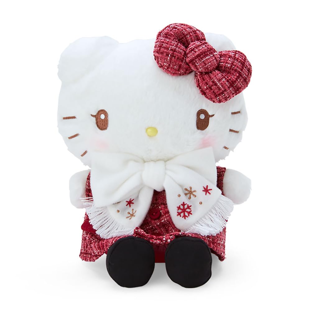 Sanrio Hello Kitty Plush Toy Winter Dress 474061- Japan Figure Store - #1 Bring To You The Best Japanese Goods