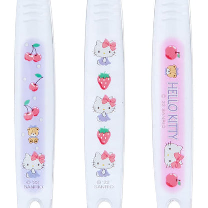 SANRIO Toothbrush Set 3 Pcs Hello Kitty- Japan Figure Store - #1 Bring To You The Best Japanese Goods