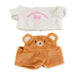 Sanrio Kisekaeo Overalls W/ M Bear Motif (Pitato Friends) Japan 273716- Japan Figure Store - #1 Bring To You The Best Japanese Goods