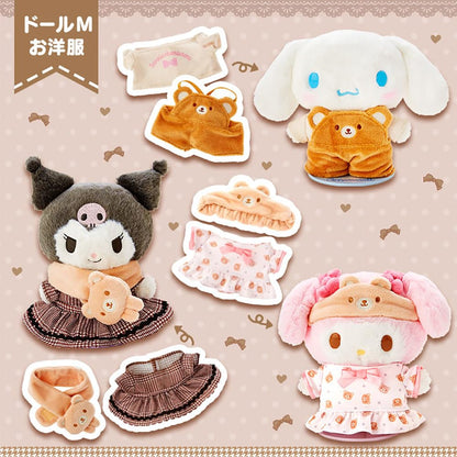 Sanrio Kisekaeo Overalls W/ M Bear Motif (Pitato Friends) Japan 273716- Japan Figure Store - #1 Bring To You The Best Japanese Goods