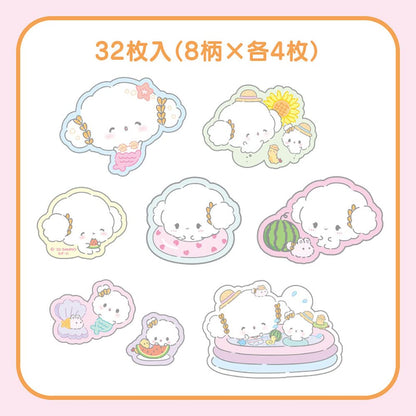 SANRIO Summer Sticker Pack Clear Cogimyun- Japan Figure Store - #1 Bring To You The Best Japanese Goods