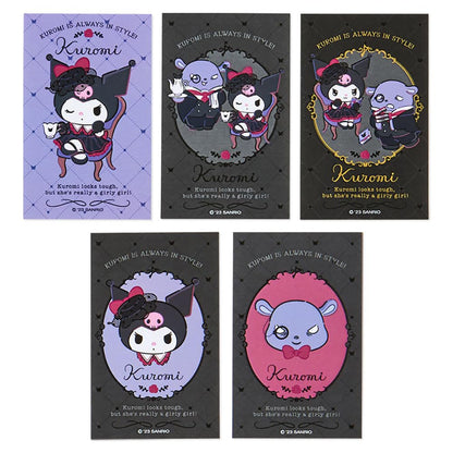 Sanrio Kuromi & Baku Sticker Set With Case Japan (Kuromi Delusion Lady) 068462- Japan Figure Store - #1 Bring To You The Best Japanese Goods