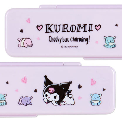 SANRIO Chopsticks And Spoon Set Kuromi- Japan Figure Store - #1 Bring To You The Best Japanese Goods