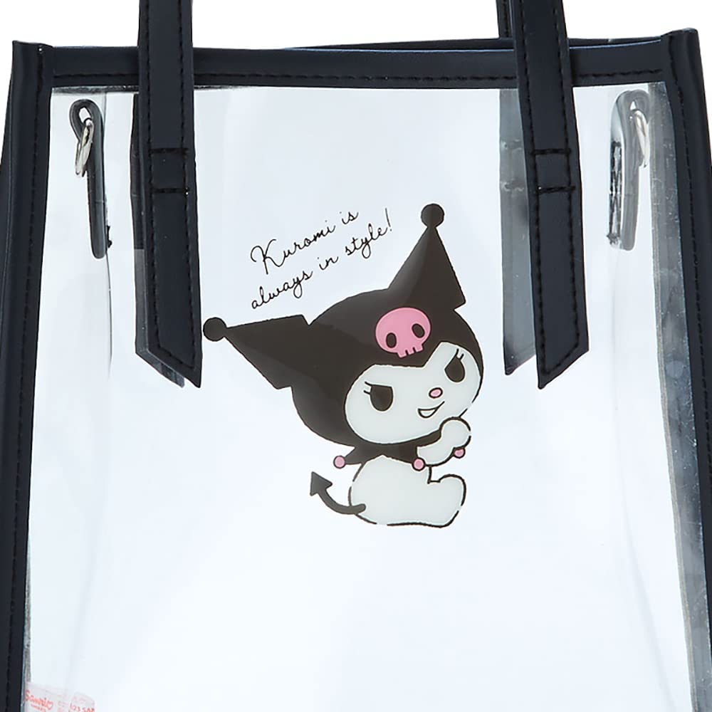 Sanrio Kuromi Clear Handbag With Shoulder Strap - Japan 763683- Japan Figure Store - #1 Bring To You The Best Japanese Goods