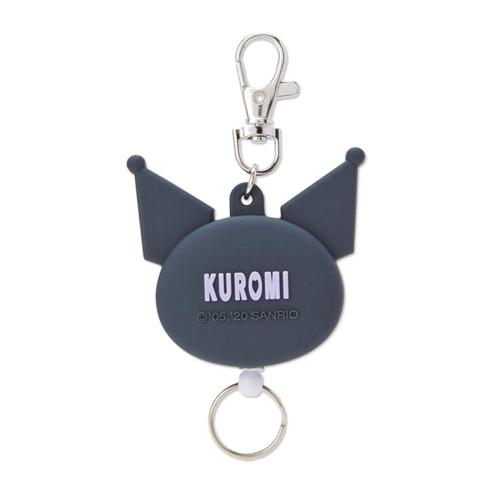 SANRIO Face Shaped Reel Keychain Kuromi- Japan Figure Store - #1 Bring To You The Best Japanese Goods