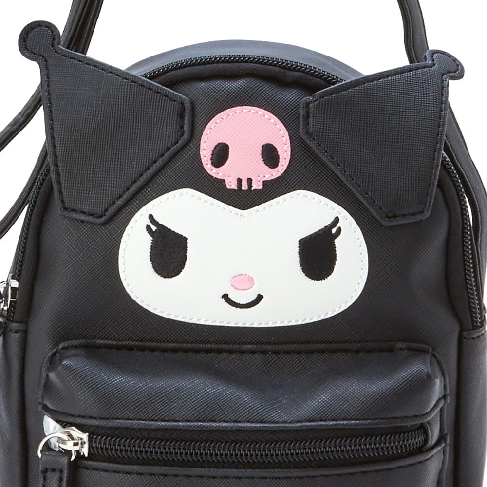 Sanrio Kuromi Face Shoulder Bag Japan 413551- Japan Figure Store - #1 Bring To You The Best Japanese Goods