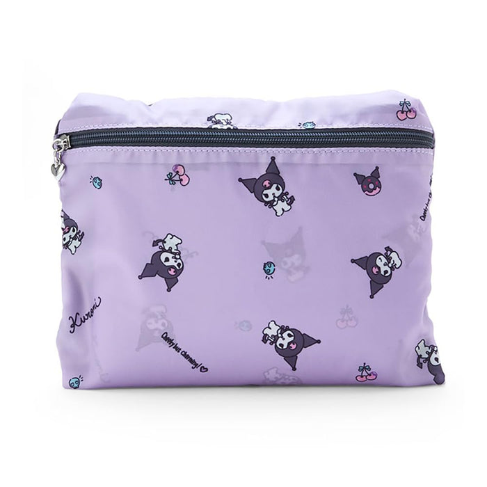 Sanrio Kuromi Folding Boston Bag Japan 750573- Japan Figure Store - #1 Bring To You The Best Japanese Goods