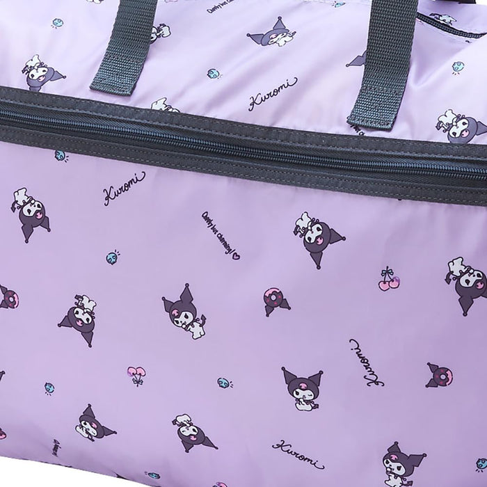 Sanrio Kuromi Folding Boston Bag Japan 750573- Japan Figure Store - #1 Bring To You The Best Japanese Goods