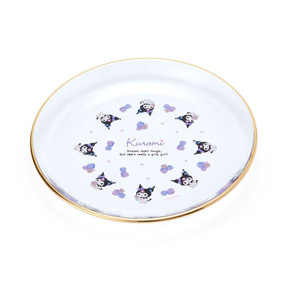 Sanrio Kuromi Glass Plate Made In Japan 080420- Japan Figure Store - #1 Bring To You The Best Japanese Goods