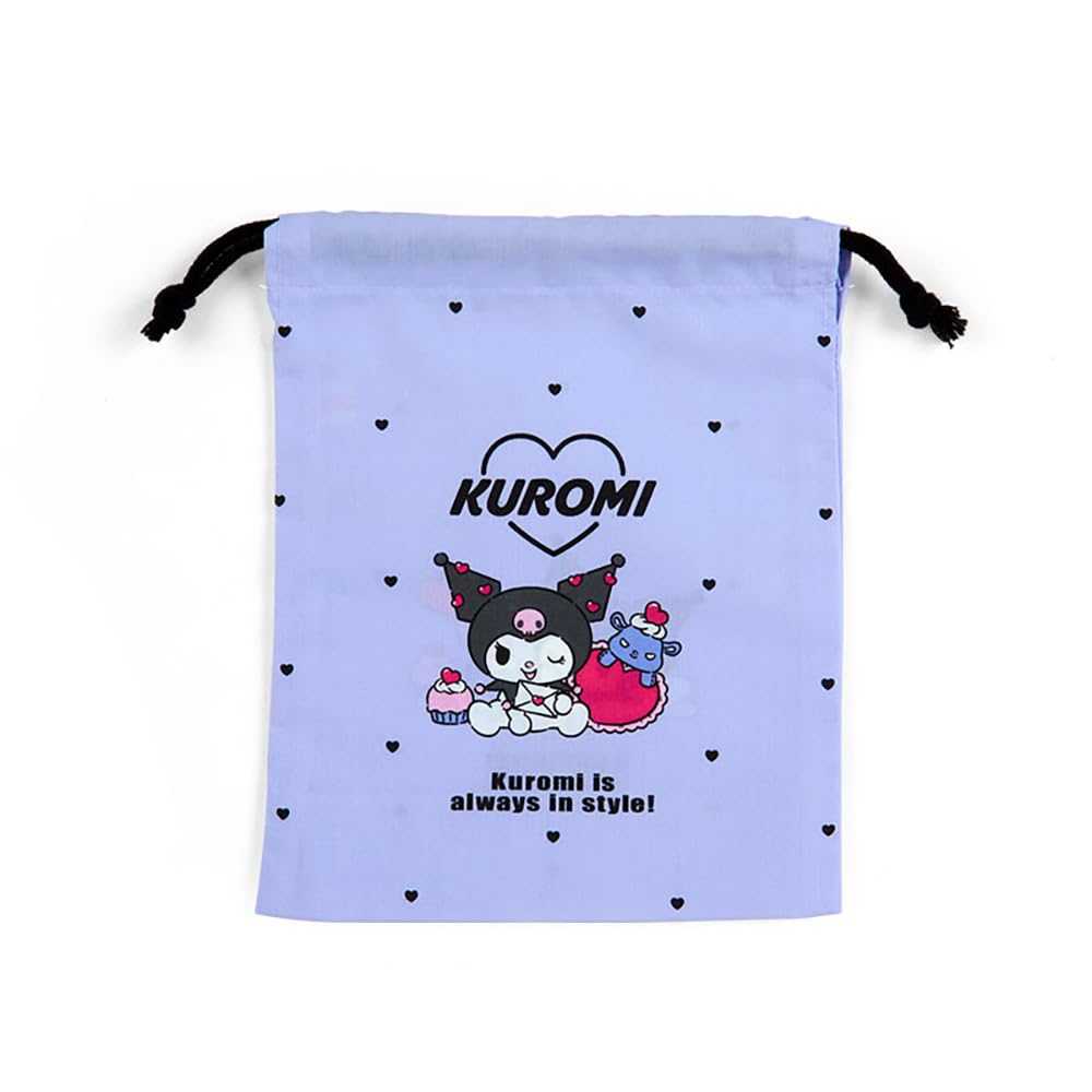 Sanrio Kuromi Drawstring Bag From Japan - 254487- Japan Figure Store - #1 Bring To You The Best Japanese Goods