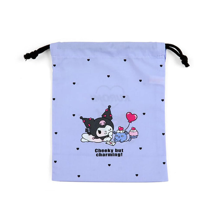 Sanrio Kuromi Drawstring Bag From Japan - 254487- Japan Figure Store - #1 Bring To You The Best Japanese Goods