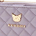 Sanrio Kuromi Quilted Wallet 962643- Japan Figure Store - #1 Bring To You The Best Japanese Goods