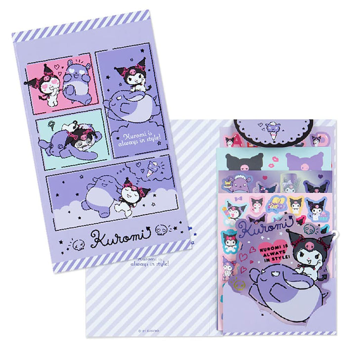 Sanrio Kuromi Volume Seal Set 078182 - Quality Brand Stickers- Japan Figure Store - #1 Bring To You The Best Japanese Goods