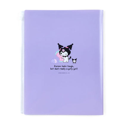 Sanrio Kuromi 6 Pocket Clear File 549789 - Japan- Japan Figure Store - #1 Bring To You The Best Japanese Goods