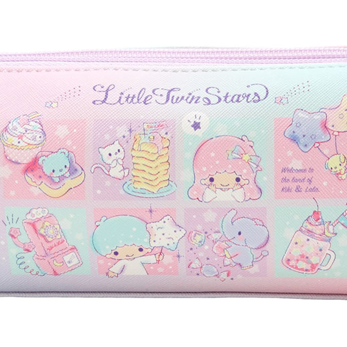 SANRIO - 2-Room Pen Case Little Twin Stars- Japan Figure Store - #1 Bring To You The Best Japanese Goods