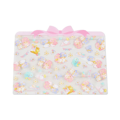 SANRIO Clear Zipper Bag Set 5 Sheets Little Twin Stars- Japan Figure Store - #1 Bring To You The Best Japanese Goods