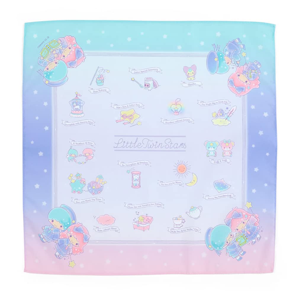 Sanrio Little Twin Stars Handkerchief Pouch Set Japan 764663- Japan Figure Store - #1 Bring To You The Best Japanese Goods