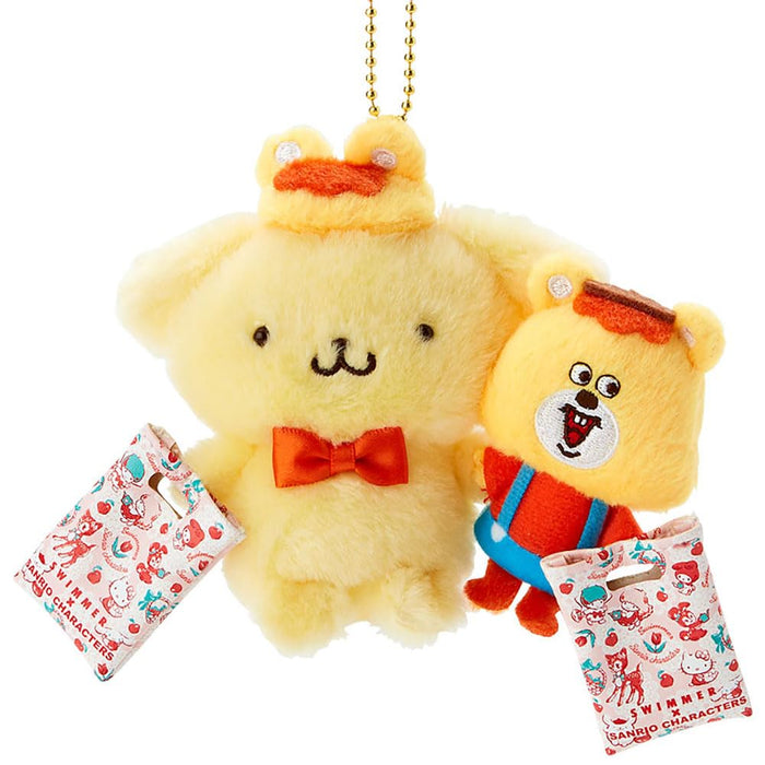 Sanrio Pompompurin Character Mascot Holder 10x11x5cm - Sanrio 475491- Japan Figure Store - #1 Bring To You The Best Japanese Goods