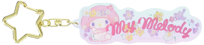 SANRIO Star-Shaped Keyring Acrylic Keychain My Melody- Japan Figure Store - #1 Bring To You The Best Japanese Goods