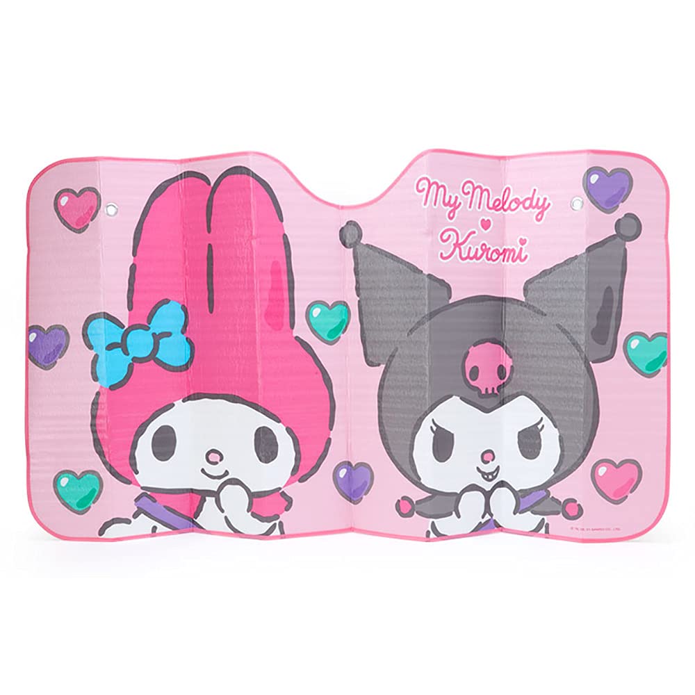 SANRIO Car Sunshade My Melody & Kuromi- Japan Figure Store - #1 Bring To You The Best Japanese Goods