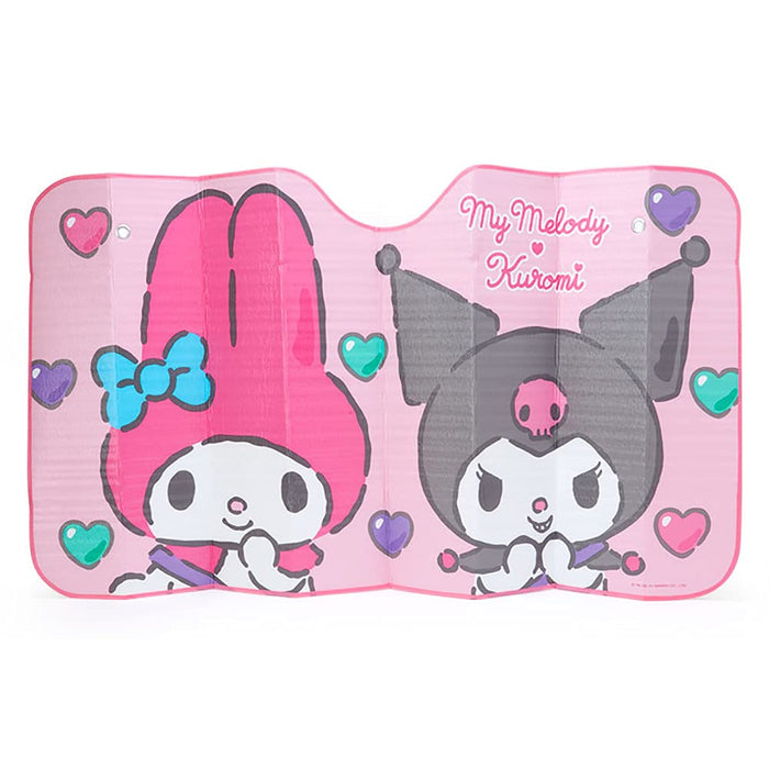 SANRIO Car Sunshade My Melody & Kuromi- Japan Figure Store - #1 Bring To You The Best Japanese Goods