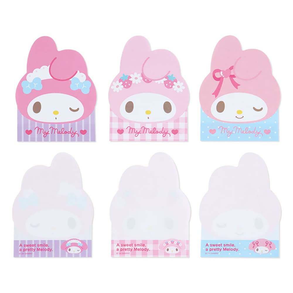 SANRIO Character Face Shaped Memo My Melody- Japan Figure Store - #1 Bring To You The Best Japanese Goods