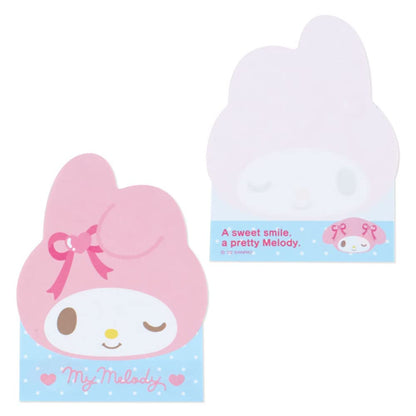 SANRIO Character Face Shaped Memo My Melody- Japan Figure Store - #1 Bring To You The Best Japanese Goods