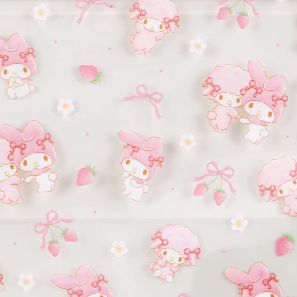 SANRIO Clear Bag With Zipper My Melody- Japan Figure Store - #1 Bring To You The Best Japanese Goods