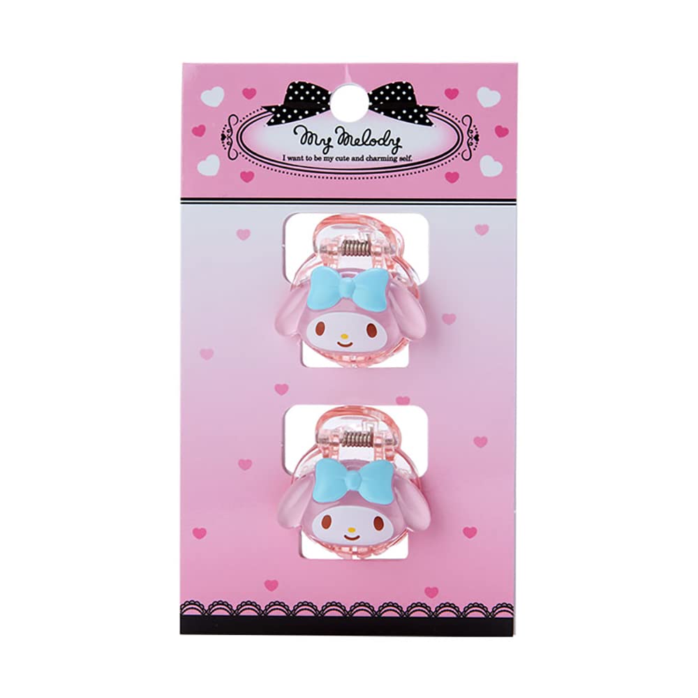 Sanrio My Melody Japan Clear Mini Hair Clip Set 703621- Japan Figure Store - #1 Bring To You The Best Japanese Goods
